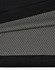 A close-up of black and grey fabric, featuring a textured surface and mesh pattern, ideal for polo shirts.