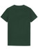 A dark green ladies' premium cotton tee with a simple crew neckline and short sleeves, featuring a logo on the back.
