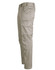 Unisex cotton stretch ripstop work pants in a tan colour, featuring multiple pockets and a branding logo.