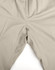 Unisex cotton stretch drill cuffed work pants in a light beige colour, featuring a flexible design and logo.