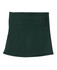 A green skort with a smooth, streamlined design, featuring a hidden logo. Ideal for sporty or casual wear.