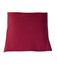 A maroon skort with a fitted waistband and a flared hem. It features a logo on the fabric.
