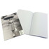 A5 soft cover notebook featuring a vintage black-and-white photo on the cover and lined pages inside.