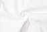 A smooth, white fabric in a swirling pattern, suitable for uniforms or chefwear.