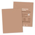 A set of brown detergent sheets product packaging with a linen scent, featuring instructions and a logo.