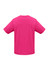 A pink short sleeve tee featuring a relaxed fit and a simple design. The back view displays its solid colour and absence of graphics.
