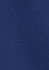 A dark navy women's button-up short sleeve shirt with a smooth fabric finish and a logo.