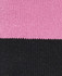 A pack of three work socks in black and pink, featuring a woolly texture and a logo.