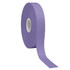 A roll of satin polyester ribbon in a light purple colour, featuring a solid and smooth texture.