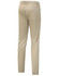 Ladies' flexi chino pants in beige, featuring a slim fit and back pockets. Includes a logo detail.