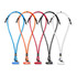 A collection of five 60W Charging Phone Lanyards in blue, orange, red, black, and white, each with a logo.