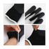 Premium 400V touchscreen insulating gloves in black with a grey interior, featuring a snug fit at the wrist.