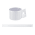 A clear, reflective wristband with a snap closure, designed for events and exhibitions.