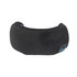 A black Bluetooth eye mask featuring a logo, designed for comfort and technology integration.