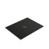 A sleek black Alumina mouse pad with a subtle logo, ideal for office and business use.