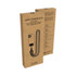 A brown cardboard box featuring the Lany Charge Eco Phone Strap, showcasing a 2-in-1 charging and data cable design. A brown cardboard box featuring the Lany Charge Eco Phone Strap, showcasing a 2-in-1 charging and data cable design.