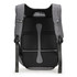 A grey Swissdigital Cosmo 3.0 Backpack featuring padded mesh back support and adjustable straps.