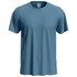 A teal Men's Classic T-shirt with short sleeves and a crew neckline, featuring a logo.