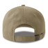A khaki Dad Hat-S made from organic and recycled cotton, featuring a branded logo on the back.