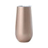 A drink bottle in a sleek, metallic bronze finish featuring a clear lid. It has a smooth, modern design.
