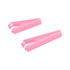 Two pink Medium Food Bag Seal Clips are positioned together, featuring a simple design and a small logo.