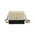 A two-tone EVA briefcase featuring a cream top with holes and a black bottom, complete with a shoulder strap.