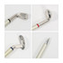 A golf-themed pen gift set featuring a silver club-shaped pen with coloured accents: red and blue details.