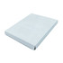 A flat, white promotional box with a simple design, suitable for packaging.