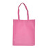 A large pink shopping tote bag with gusset and two handles. It features a simple design with no visible logos.