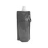 A drink bottle in a sleek grey design with a screw cap and a clip for easy attachment.