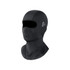 A black breathable balaclava cycling face mask with an ergonomic design and mesh sections for ventilation.