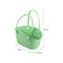A green EVA holes pet bag with two handles, featuring holes for ventilation and measuring 39cm in length and 48cm in height.