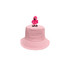 A pink bucket hat featuring a plush flamingo on top and a logo on the side.
