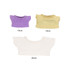 Three plush doll t-shirts in purple, yellow, and white, with sizes labelled as 10cm, 15cm, and 20cm.