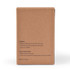 A brown cardboard box with care instructions and caution notes for a coffee cup product. Features a logo on the box.