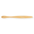 A bamboo toothbrush, featuring a sleek and environmentally friendly design.