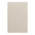 A stack of beige sticky notes with rounded corners, featuring a simple design and texture.