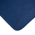 A soft blue Polar Blanket featuring a smooth texture and rounded edges.