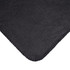 A soft, black Polar Blanket featuring a smooth texture and stitched edges.