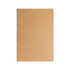A Daily Note Planner with a plain kraft cover, featuring a simple, minimalist design and a standard notebook format.