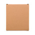 A plain brown cardboard box, featuring a simple rectangular design with flaps on the top for closure.