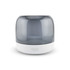 A Dazzle RGB Speaker with a sleek grey transparent body and a white base, featuring a brand logo.