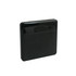 A black 20000mAh 100W laptop power bank with a sleek design and a logo on the surface.