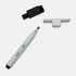 A magnetic whiteboard with a white dry-erase marker and a black eraser, featuring a branding area.