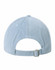 A light blue Jacquard Texture 5 Panel Cap featuring a rear adjustable strap and a logo.