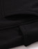 A black unisex premium fleece half zip work sweat with a smooth fabric texture and a zip closure.