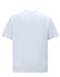 A white unisex heavy cotton oversized tee with short sleeves and a plain back.