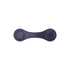 A PU leather magnetic bookmark in a dark navy colour, featuring a smooth surface and stitched edges.