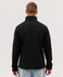 A black Prime Softshell Jacket is displayed from the back, featuring a high collar and a fitted design.