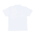 A short-sleeved women's polo shirt in raven black with a collar and a logo.
